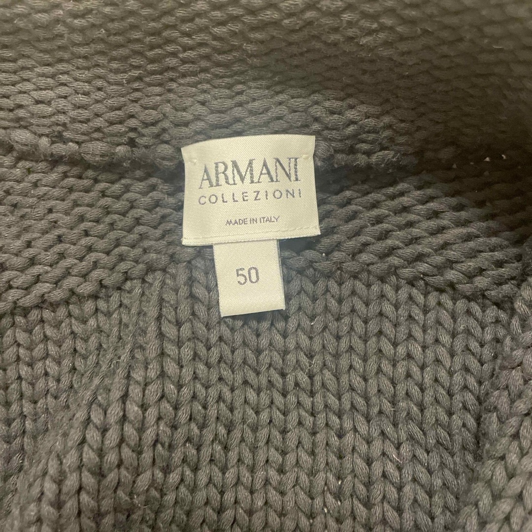 ARMANI COLLEZIONI(アルマーニ コレツィオーニ)のarmani collezioni 編み込みニット メンズのトップス(ニット/セーター)の商品写真