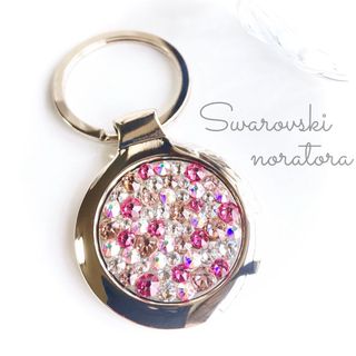 スワロフスキー(SWAROVSKI)のキーリング　キーホルダー　スワロフスキー　キーケース　クリスマス　ギフト(キーホルダー)