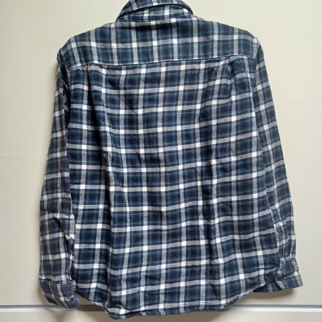 UNIQLO(ユニクロ)のユニクロ フランネルチェックシャツ 130cm キッズ/ベビー/マタニティのキッズ服男の子用(90cm~)(ブラウス)の商品写真