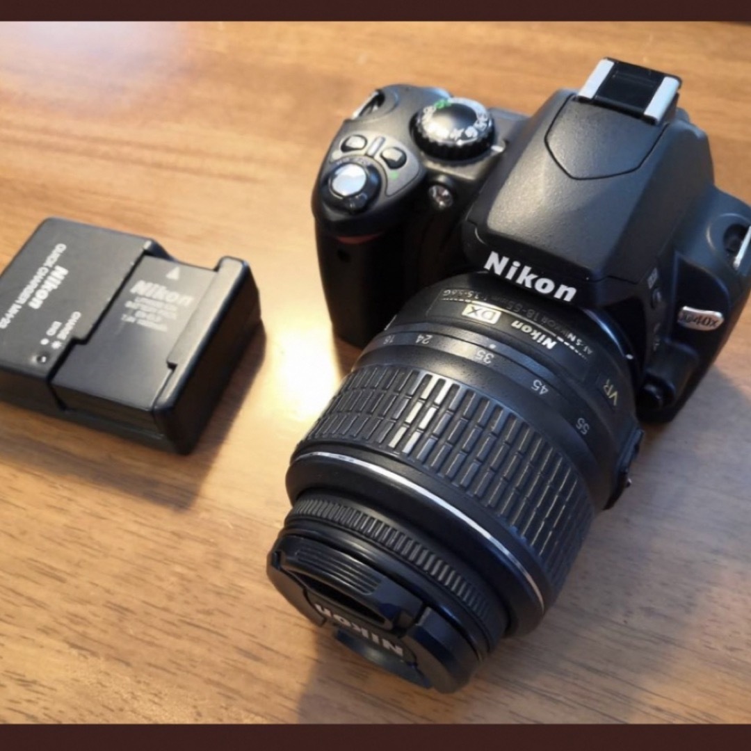 国産品 ニコンD40x ダブルズームキット デジタルカメラ