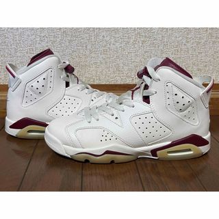 ナイキ(NIKE)のNIKE AIR JORDAN 6 RETRO "MAROON" 23.5cm(スニーカー)