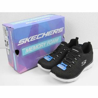 スケッチャーズ(SKECHERS)の【未使用訳あり】スケッチャーズ スニーカー ブラック/シルバー 23【835】(スニーカー)