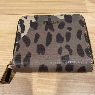 Furla - FURLA フルラ 二つ折り財布 レア ヒョウ柄の通販｜ラクマ