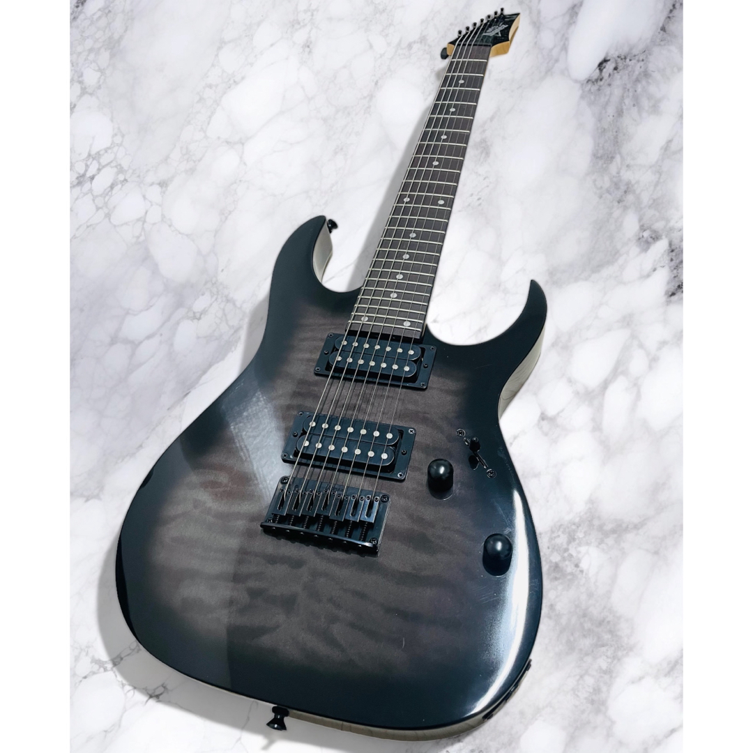 美品) Ibanez GRG7221QA-TKS 7弦ギター (7点セット) 美品) Ibanez GRG7221QA-TKS 7弦ギター (7点セット)