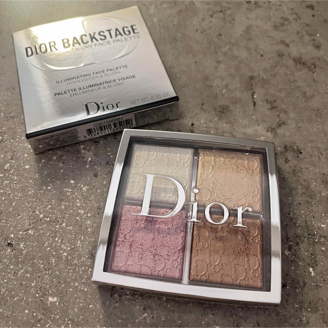 Christian Dior(クリスチャンディオール)のディオール バックステージ フェイス グロウ パレット　001 コスメ/美容のベースメイク/化粧品(フェイスカラー)の商品写真