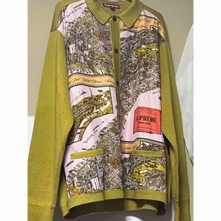 シュプリーム(Supreme)のsupreme Silk Map Cardigan(カーディガン)