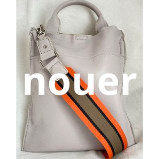 nouer - 【美品】nouerヌエール カウレザーボディバッグ 本革 ブラック