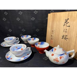 フカガワセイジ(深川製磁)の深川製磁　花は桜　茶器揃　カップ&ソーサー(食器)