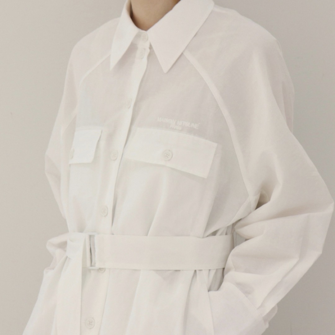 MAISON KITSUNE' - メゾンキツネ シャツワンピース 新品未使用 希少の
