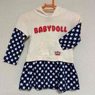 ベビードール(BABYDOLL)のベビードール　BEBYDOLL  女の子100 ワンピース　チュニック(ワンピース)