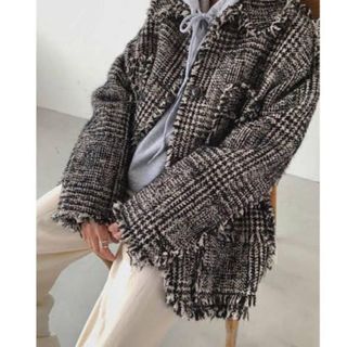 クラネ(CLANE)のCLANE ミックスツイードブルゾン MIX TWEED BLOUSON(ブルゾン)