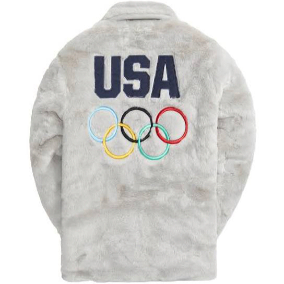 Kith Olympic team USA faux fur jacketジャケット/アウター