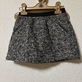 ボンポワン(Bonpoint)のbonpoint  10ansボンポワンウールミックスカラーの厚手スカート(スカート)