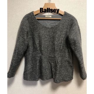 ボールジィ(Ballsey)の【ボールジー】BALLSEY ぺプラムトップス　モヘヤトップス　サイズ38(ニット/セーター)