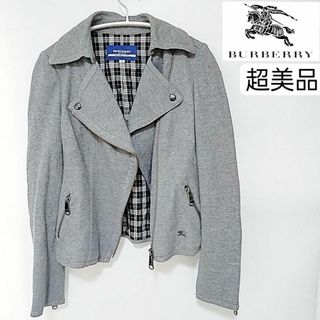 バーバリー(BURBERRY)の未使用に近い　超美品　バーバリー　ジャケット　ショート　グレー　綿　B-J-3(その他)