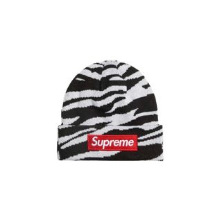 シュプリーム(Supreme)のSupreme New Era Box Logo Beanie "Zebra"(ニット帽/ビーニー)