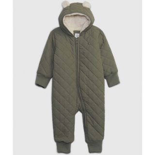 ベビーギャップ(babyGAP)のベビーギャップ　キルティングボアボディオール　アウター　カバーオール　ロンパース(カバーオール)