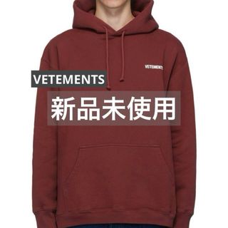 ヴェトモン(VETEMENTS)の新品 VETEMENTS ロゴ フーディー パーカー ヴェトモン(パーカー)