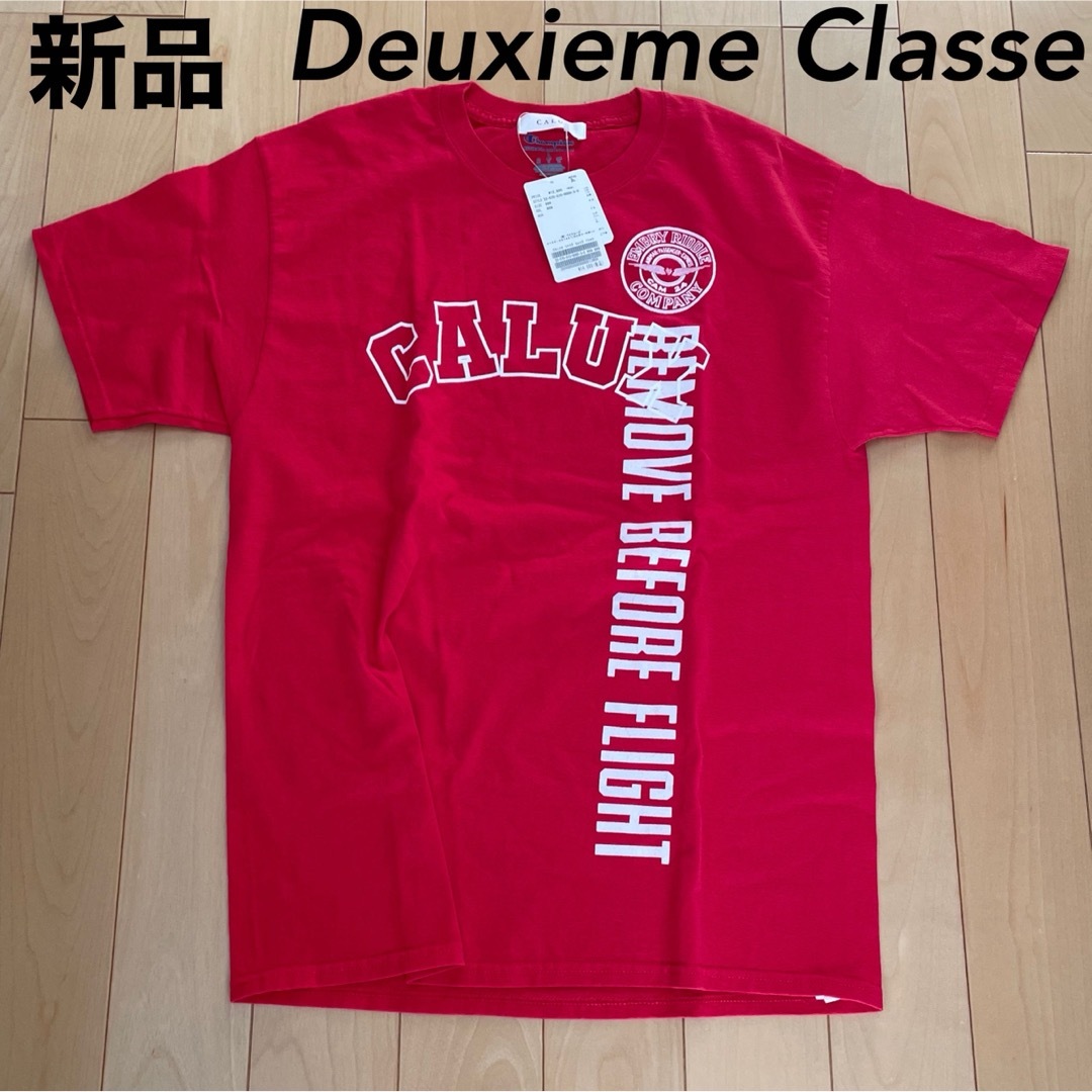 DEUXIEME CLASSE(ドゥーズィエムクラス)の【CALUX/キャラクス】 リメイク カレッジ Tシャツ レディースのトップス(Tシャツ(半袖/袖なし))の商品写真