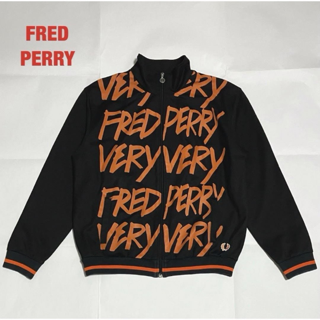ワンポイント【希少】FRED PERRY　フレッドペリー　トラックジャケット　月桂樹　80s