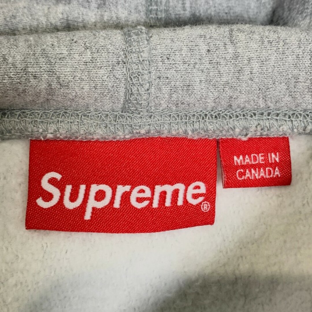 トップスSUPREME シュプリーム 20AW Cross Box Logo Hooded Sweatshirt クロスボックスロゴ スウェットパーカー グレー Size M