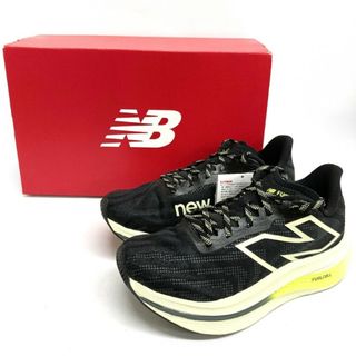 ニューバランス(New Balance)の★new balance ニューバランス wrcxbk3 タグ付き FuelCell SuperComp Trainer v2 BK3 ブラック size:24cm(スニーカー)