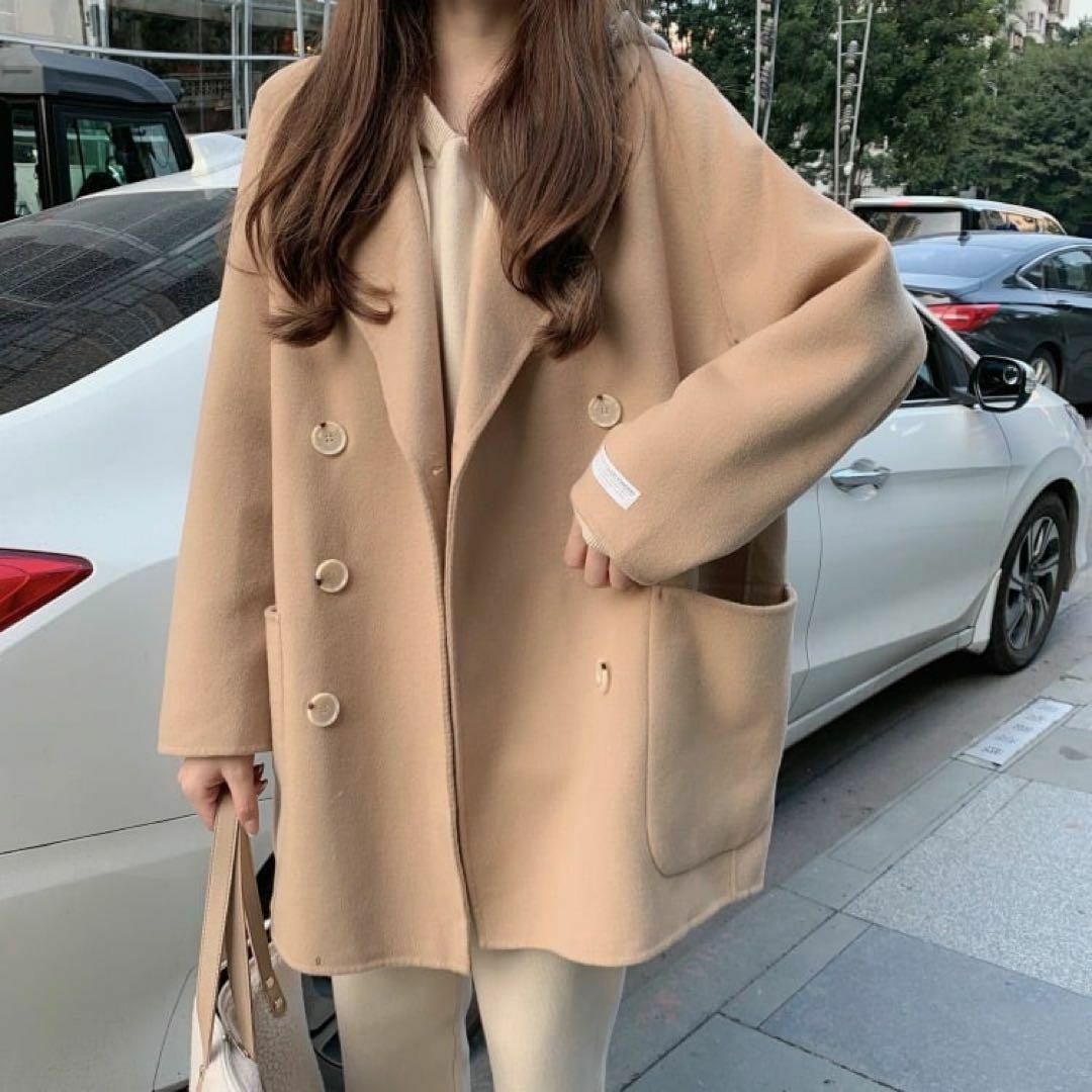 新品 ショート トレンチコート ジャケット アウター 冬服 韓国 新品 ショート トレンチコート ジャケット アウター 冬服 韓国