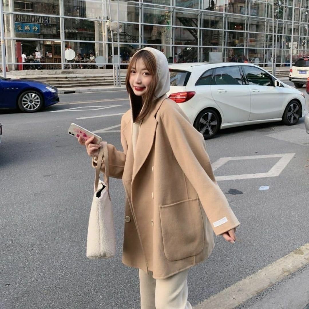新品 ショート トレンチコート ジャケット アウター 冬服 韓国 新品 ショート トレンチコート ジャケット アウター 冬服 韓国