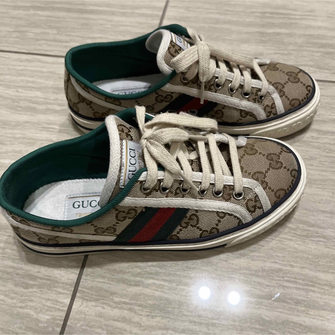 Gucci(グッチ)のGUCCI  GUCCIテニス1977 GGスニーカー レディースの靴/シューズ(スニーカー)の商品写真