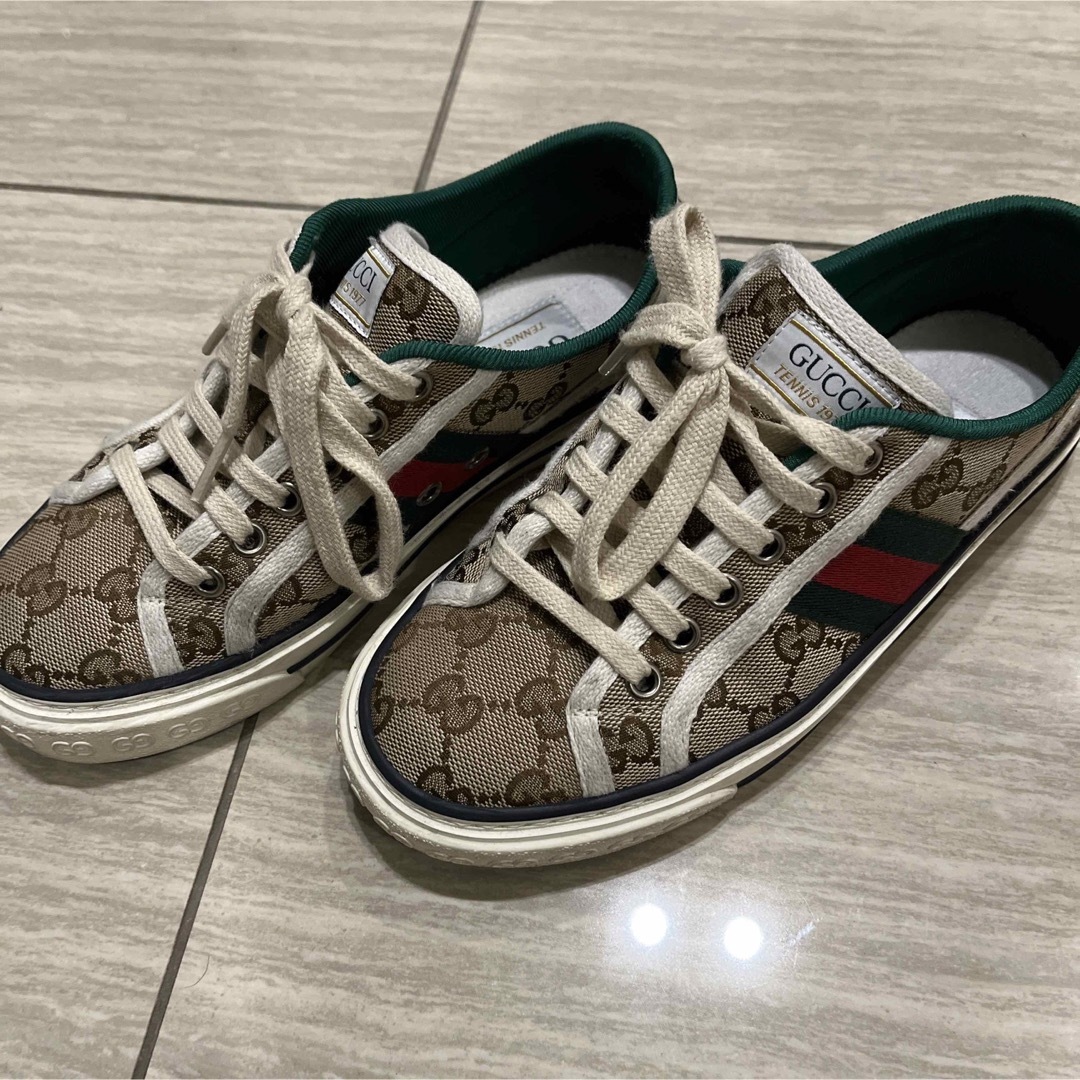 Gucci(グッチ)のGUCCI  GUCCIテニス1977 GGスニーカー レディースの靴/シューズ(スニーカー)の商品写真