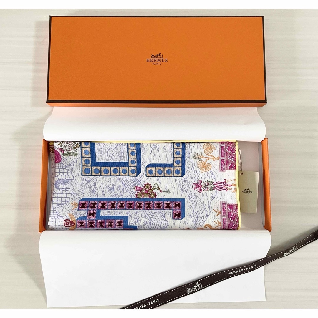 Hermes(エルメス)のエルメス スカーフ ガヴロッシュ 45 ハンドメイドのファッション小物(スカーフ)の商品写真