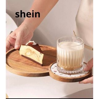 shein＊フードトレイ　ウッドトレイ(食器)