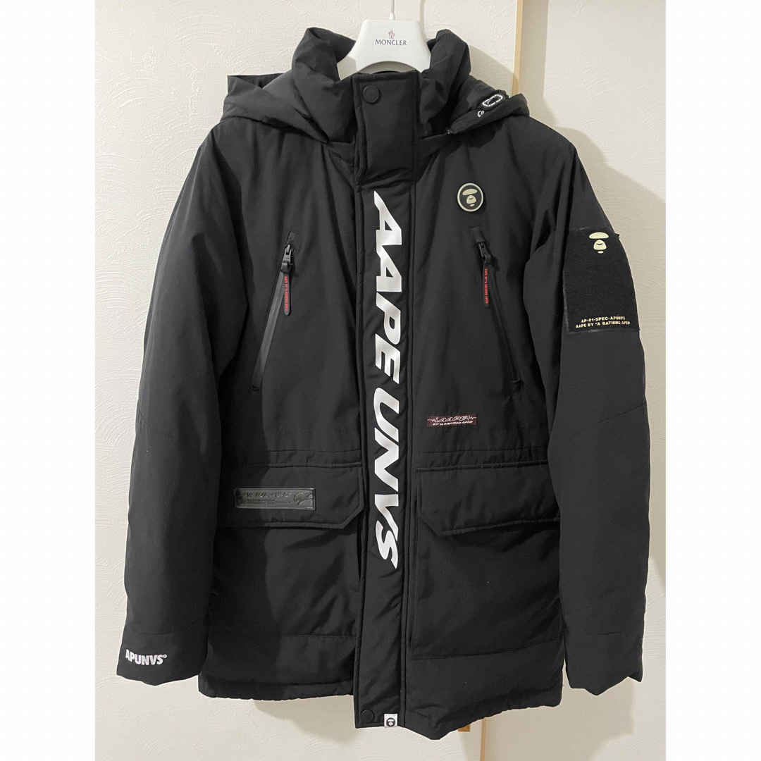 【美品】アベイシングエイプ ダウンジャケット AAPE UNVS Lサイズ