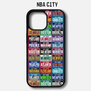 新品 iPhone14 ケース バスケ USA コラージュ ③ NBA CITY(バスケットボール)