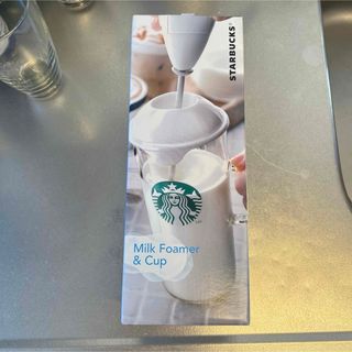 スターバックス(Starbucks)のスターバックス　ミルクフォーマー&カップ　未開封(調理道具/製菓道具)