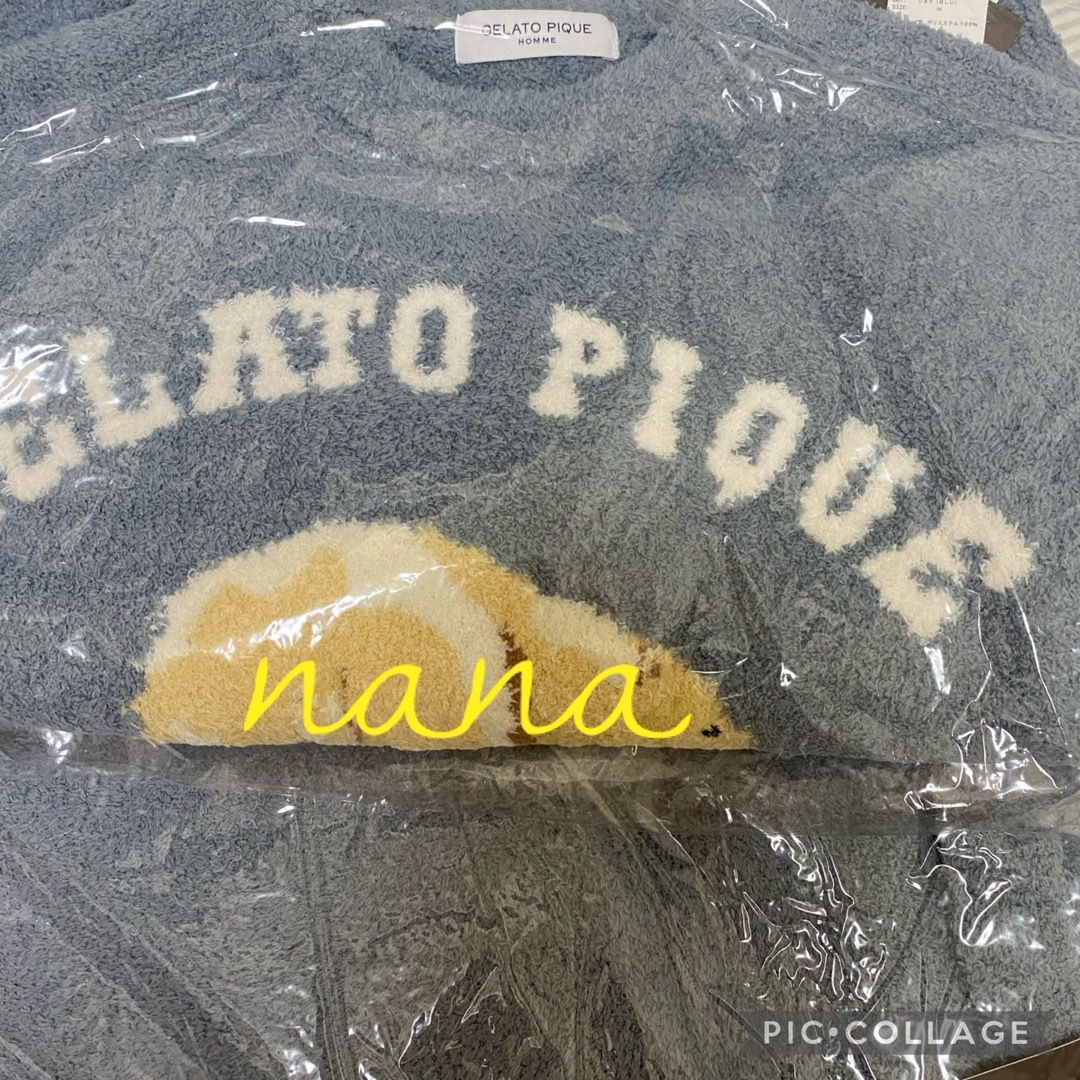 gelato pique(ジェラートピケ)のベビモコシロクマ上下セット♡メンズＬサイズ メンズのトップス(その他)の商品写真