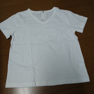 ジーユー(GU)のGU  VネックTシャツ  Lサイズ(Tシャツ(半袖/袖なし))