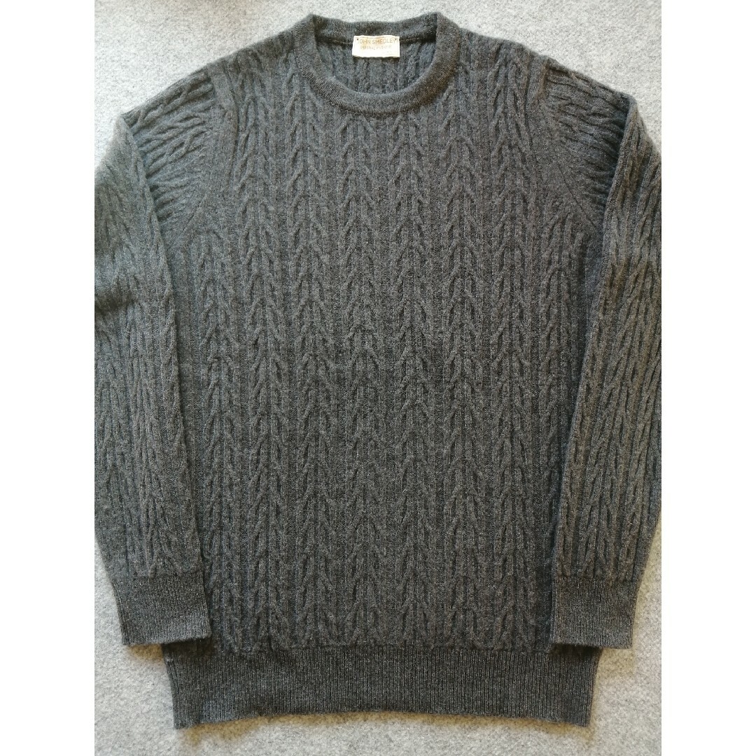 JOHN SMEDLEY(ジョンスメドレー)の【未使用に近い】JOHN SMEDLEY ジョンスメドレー カシミア混 ニット メンズのトップス(ニット/セーター)の商品写真