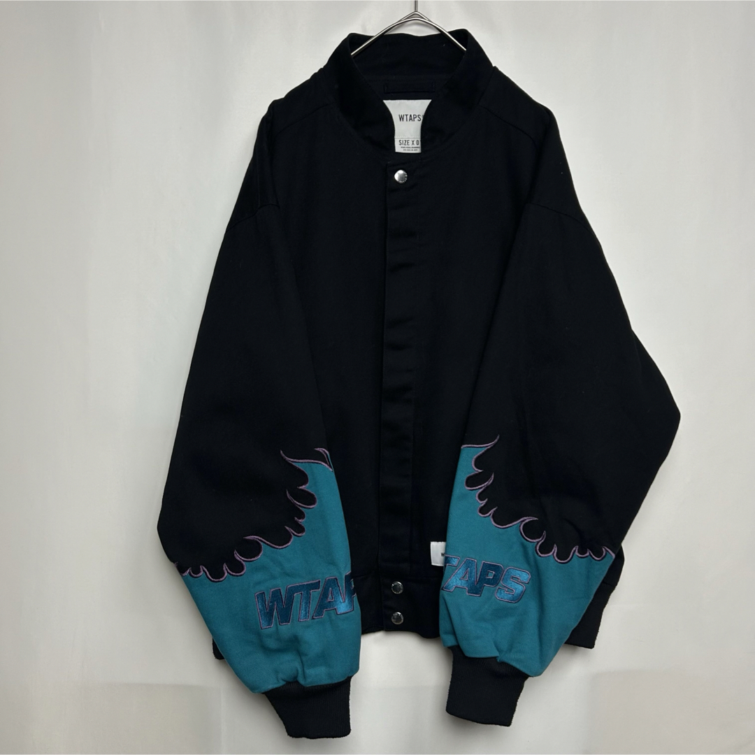 W)taps(ダブルタップス)のレア　WTAPS DRIFTERS JACKET ファイヤーパターン　ブルゾン メンズのジャケット/アウター(ブルゾン)の商品写真