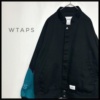 ダブルタップス(W)taps)のレア　WTAPS DRIFTERS JACKET ファイヤーパターン　ブルゾン(ブルゾン)