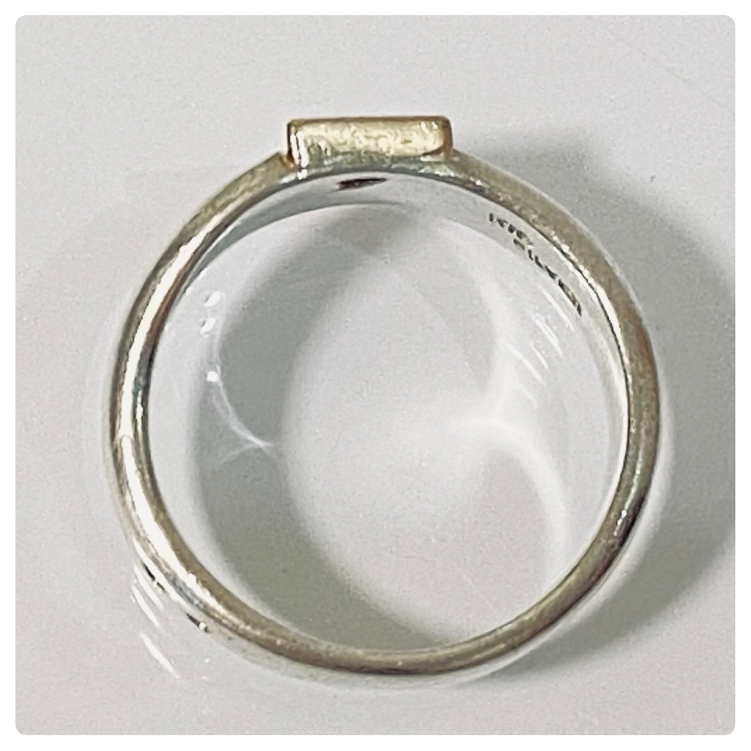 シルバー K10 マラカイト リング ヴィンテージ メンズのアクセサリー(リング(指輪))の商品写真