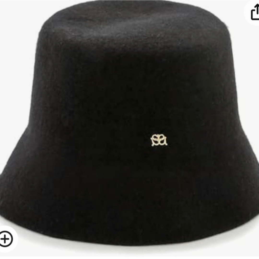 SNIDEL(スナイデル)のSNIDEL バケハ　黒 レディースの帽子(ハット)の商品写真
