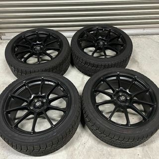 ☆メガーヌRS☆OZ製SparcoDRS(18インチ)＋スタッドレス　送料込み♪(タイヤ・ホイールセット)