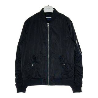 カルバンクライン(Calvin Klein)の★Calvin Klein Jeans カルバンクラインジーンズ バックロゴプリント MA-1 ボンバージャケット ブラック sizeL(ダウンジャケット)