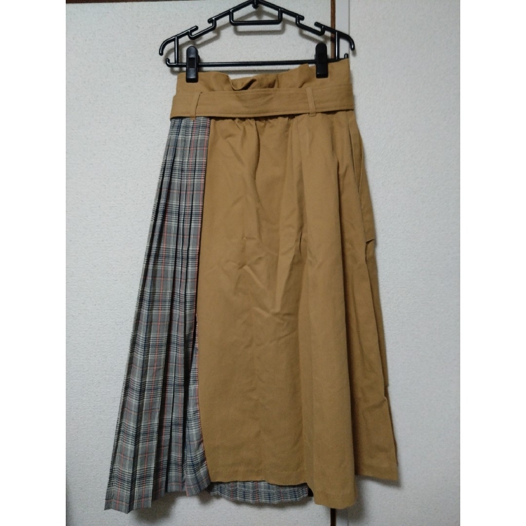 mysty woman(ミスティウーマン)の春夏❤️ミスティーウーマン、異素材スカート、F レディースのスカート(ロングスカート)の商品写真