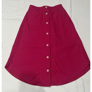プードゥドゥ(POU DOU DOU)の可愛い♡POU DOU DOU ピンク♡ピンク♡なスカート　サイズM(ロングスカート)