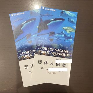 名古屋港水族館 チケット 2枚(水族館)