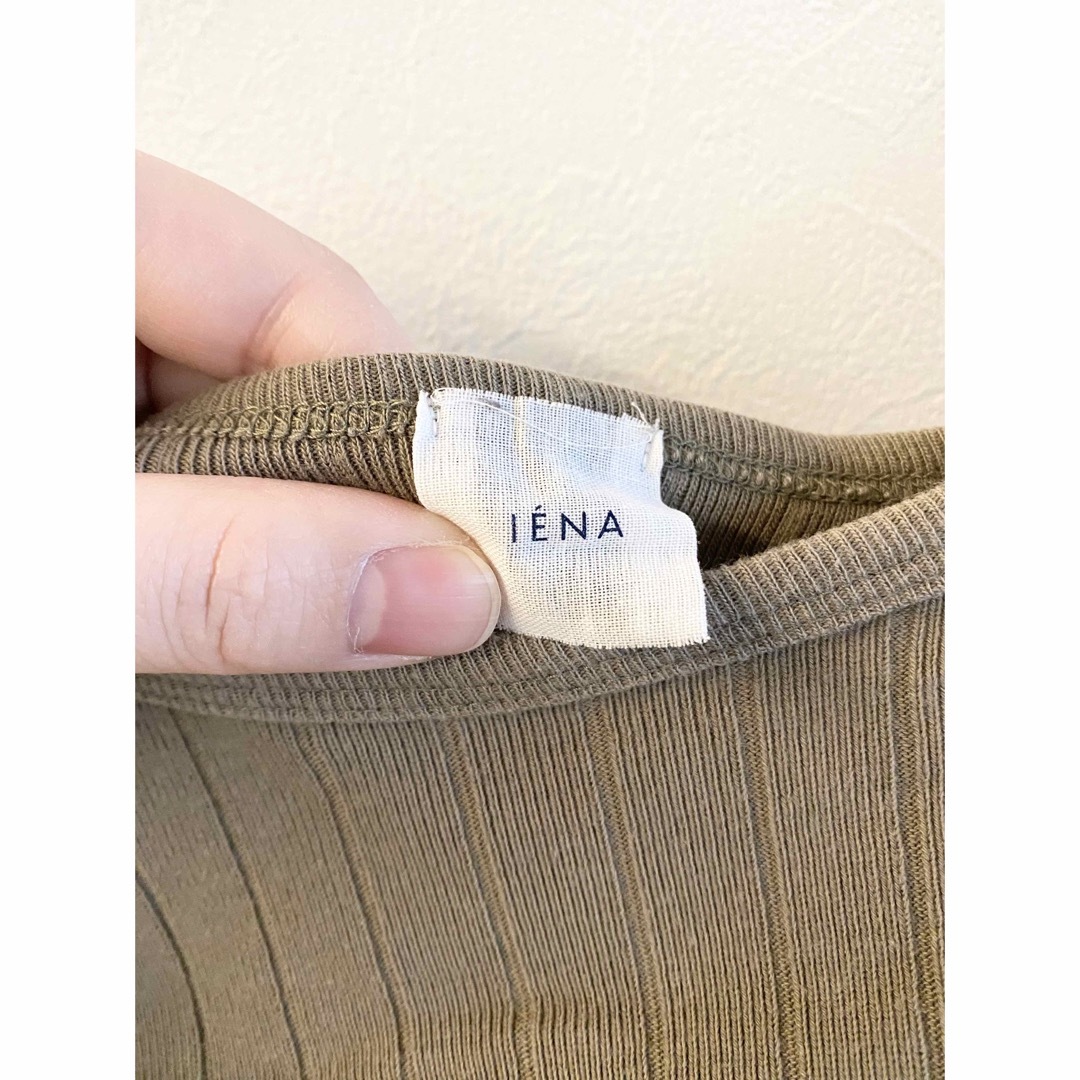 IENA(イエナ)の2点セット★ IENA  イエナ　リネンライクキャミワンピース　トップス　カーキ レディースのワンピース(ロングワンピース/マキシワンピース)の商品写真