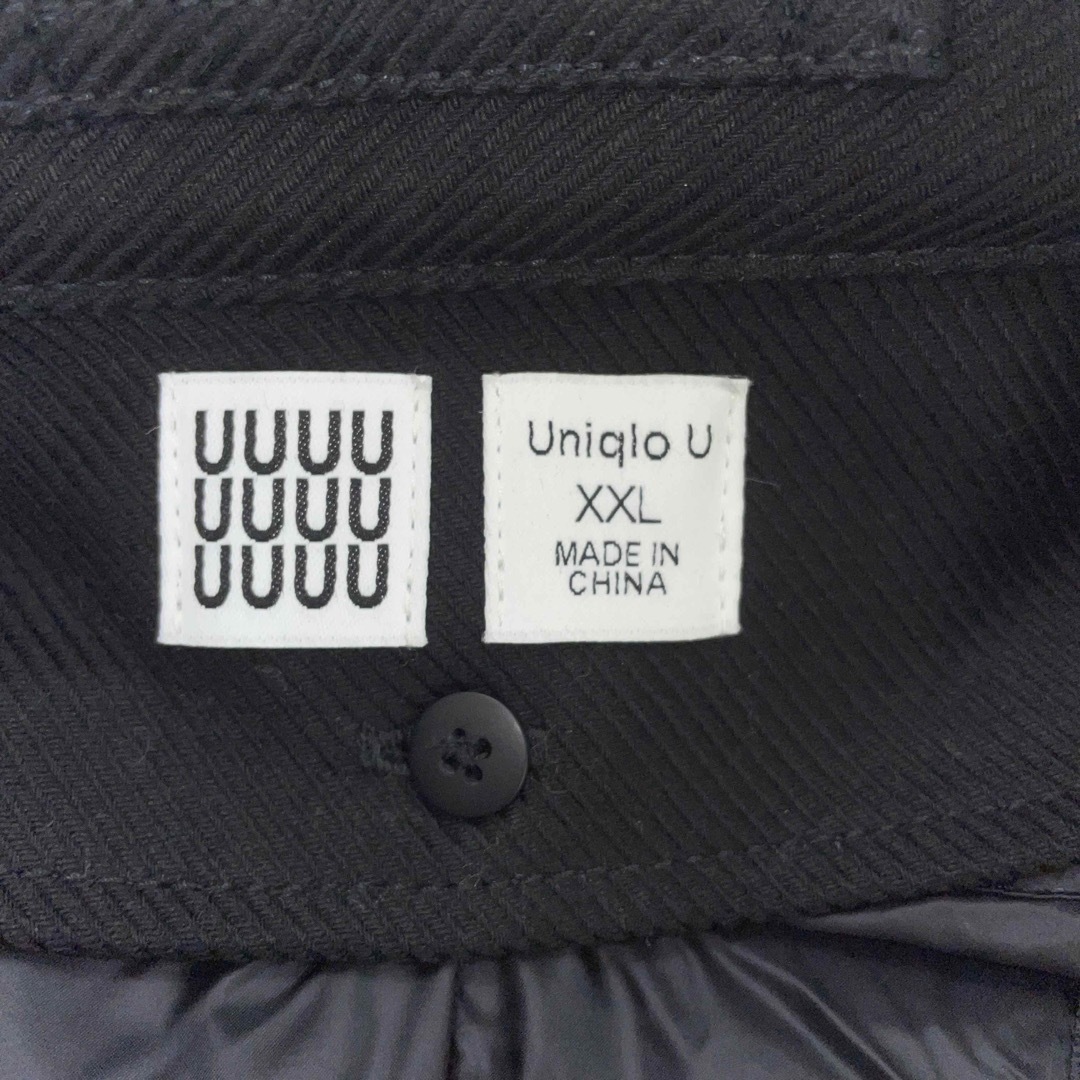 UNIQLO(ユニクロ)の【美品】ユニクロU  コート 黒  XXL  ダウンライナー付き UNIQLOＵ レディースのジャケット/アウター(ピーコート)の商品写真