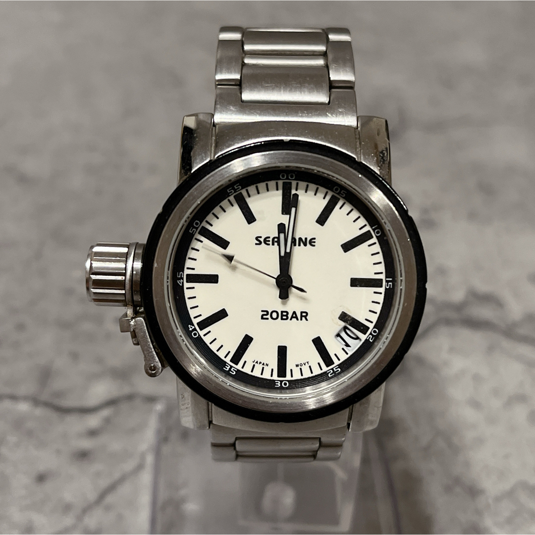 SEALANE(シーレーン)の美品 SEALANE シーレーン クォーツ シルバー 腕時計 稼動品 メンズの時計(腕時計(アナログ))の商品写真